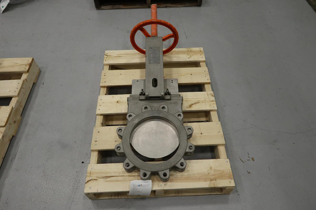 Unused PMP 10" ZFI-S Hand Operated Knife Gate Valve #47364