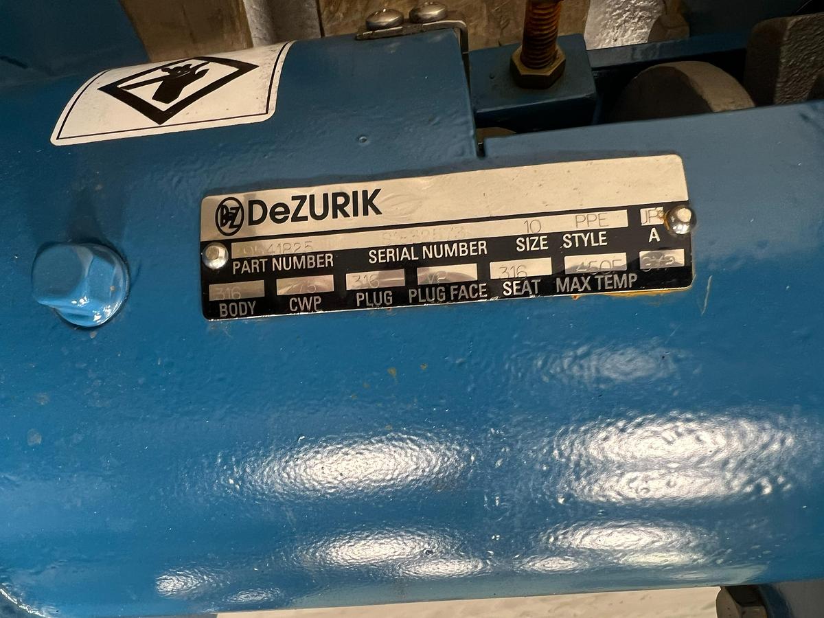 Unused Dezurik 10" Electronic Basis Weight Valve #47117