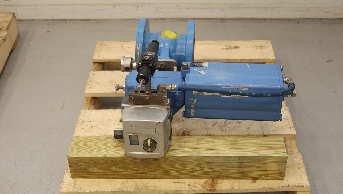 Refurbished Metso Q-RECA04DJJST 4" Vee Ball Valve With Q-Trim Technology #46703