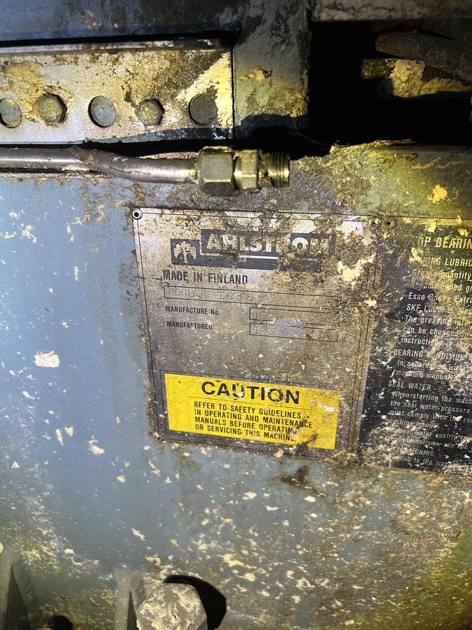 Used Ahlstrom F5 Pressure Screen #47749