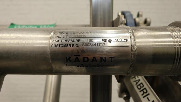 Unused Kadant AES ERGO-6/7 Five-Bank Canister Filter System #46287