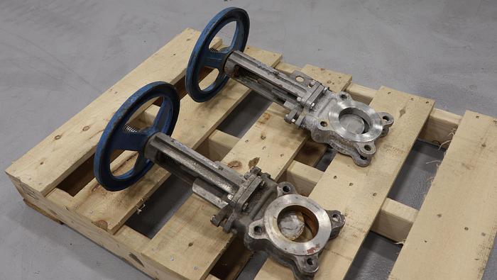 Used Velan L10-0310C-13SL 3" Hand Operated Knife Gate Valve #45599