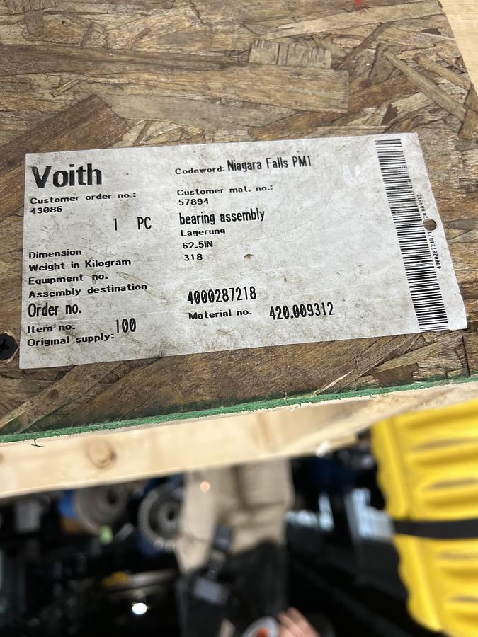 Unused Voith CN50/60 Rotating Assembly #47298