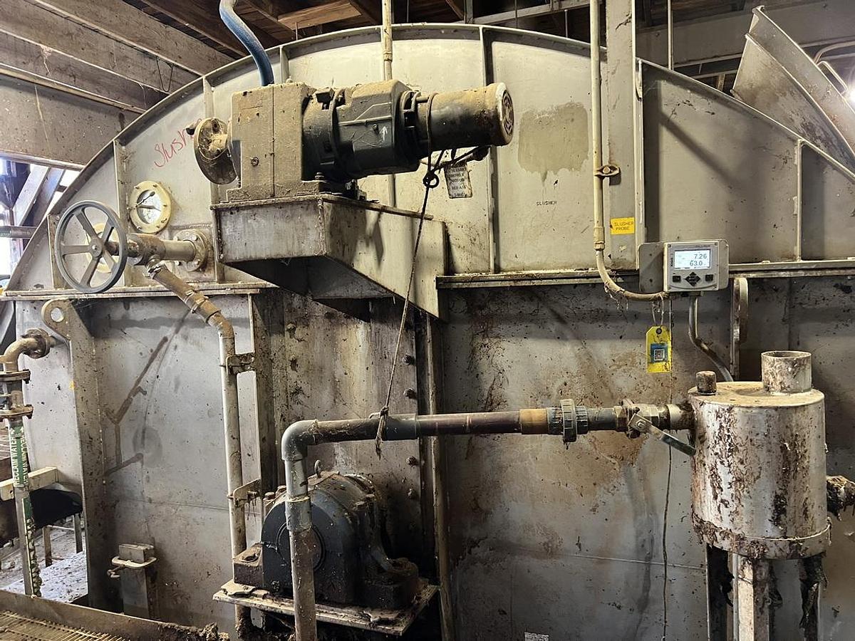 Used Beloit Cylinder Thickener, 8x16, Stainless Steel Vat #47239