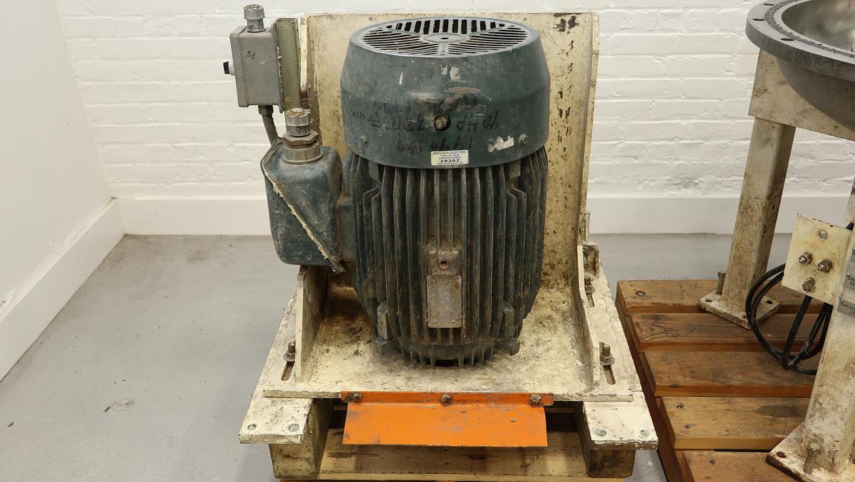 Used Kadant/Black Clawson 40-18 Float Purger With Motor Mount & Toshiba A/C Motor  #46725