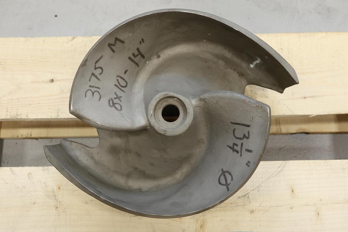 Unused Goulds 3175 8x10x14/8x14x14 2-Vane Impeller #47499