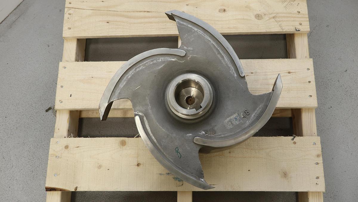 Unused Goulds 3175M 6x8x18 2/4-Vane Impeller #47209