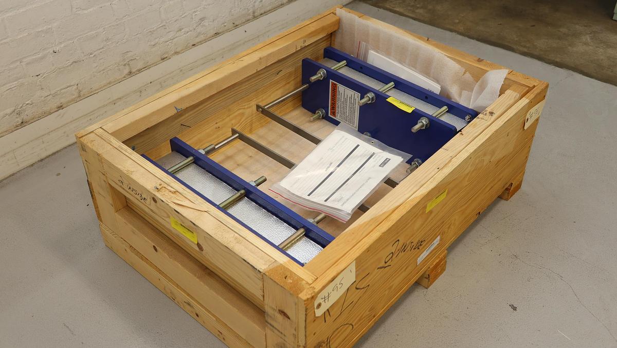 Used Alfa Laval Plate And Frame Heat Exchanger Accu-Therm Side Plate #46686