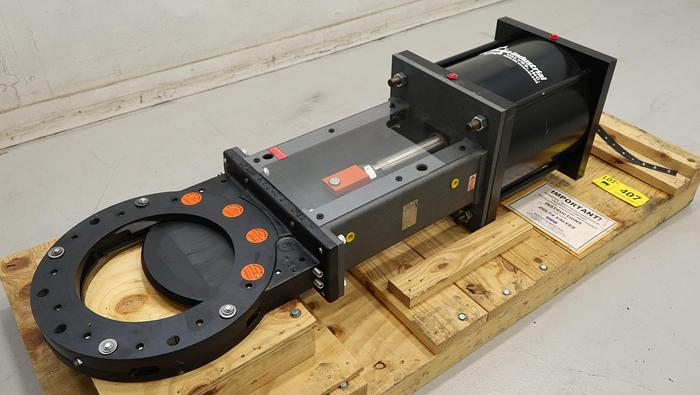 Unused Delta Industrial 14" Air Operated Knife Gate Valve #45664