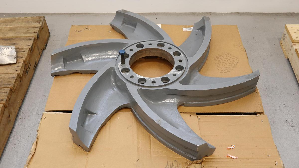 Refurbished Andritz 6-Vane Hog Pulper Rotor #47165