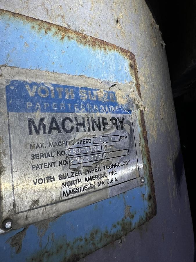 Used Voith Centriscreen Model CN60 #47743
