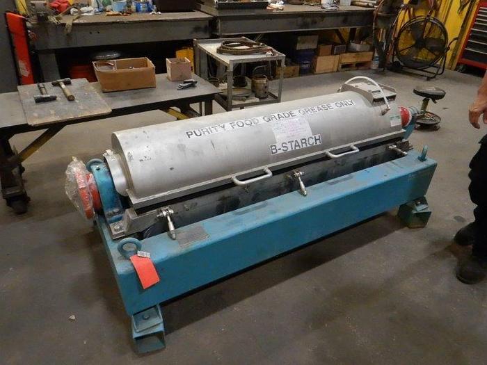 Used REBUILT ALFA LAVAL NX418 STAINLESS STEEL DECANTER CENTRIFUGE #45249