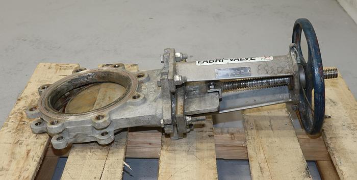 Used FABRI-VALVE 8" Hand Operated Knife Gate Valve #46251