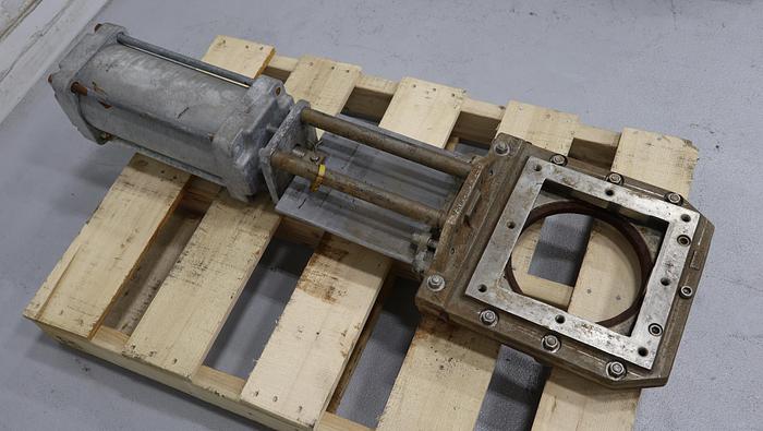 Used Stafsjo 8" Air Operated Knife Gate Valve #46383