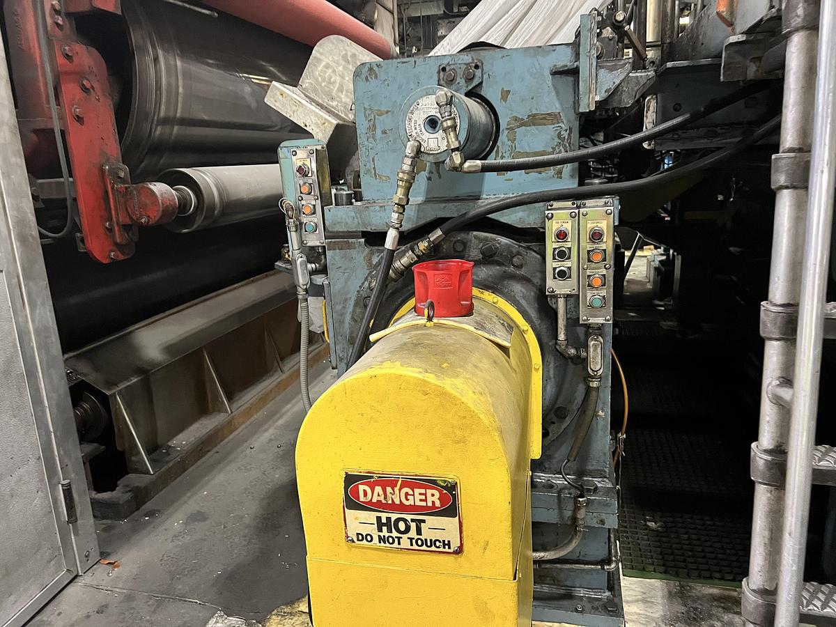 Used Sulzer Escher Wyss NipcoMat Calender Stack #47453