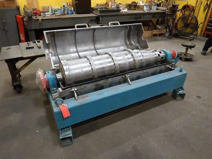 Used REBUILT ALFA LAVAL NX418 STAINLESS STEEL DECANTER CENTRIFUGE #45249