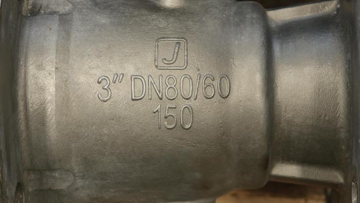 Used Jamesbury 3" Air Operated Ball Valve #45335