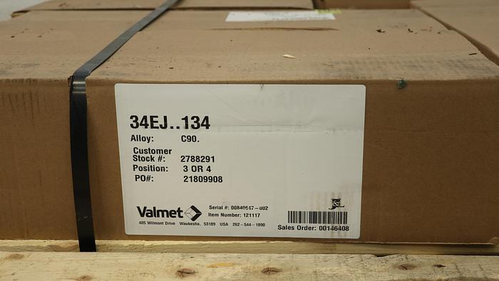Unused Valmet 34" Refiner Plate Set #46014