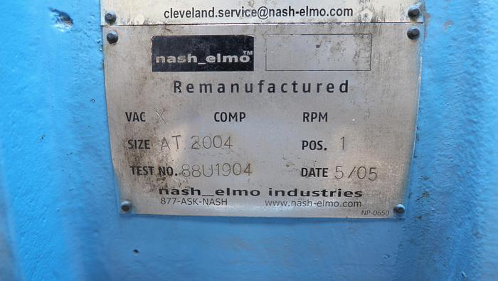 Refurbished Nash AT 2004 Vacuum Pump #45497