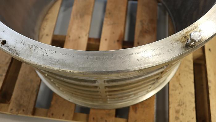 Used Black Clawson UV200 Pressure Screen Basket #44964