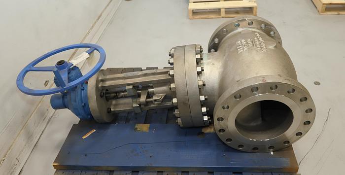 Unused Velan 10" Hand Operated Globe Valve #45910