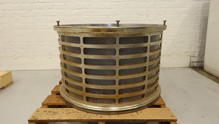Used Black Clawson UV200 Pressure Screen Basket #44964