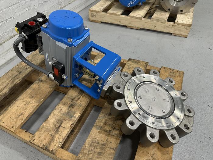 Refurbished Jamesbury Model C 8" Air Operated Butterfly Valve #46431