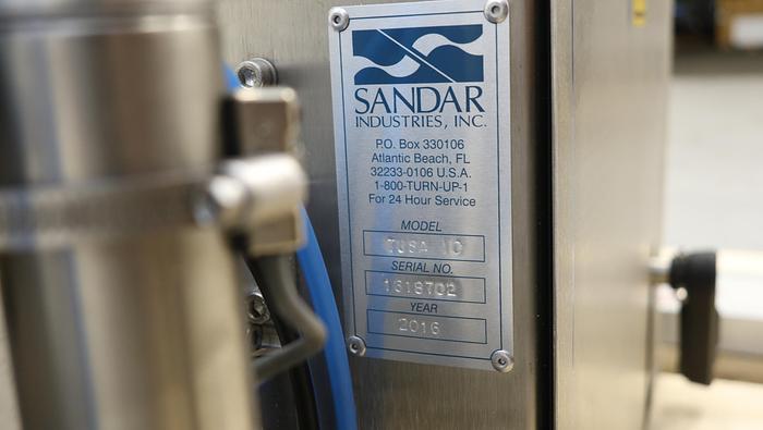Unused SANDAR INDUSTRIAL, INC. TUSA 1C Automated Turn-Up System #46073
