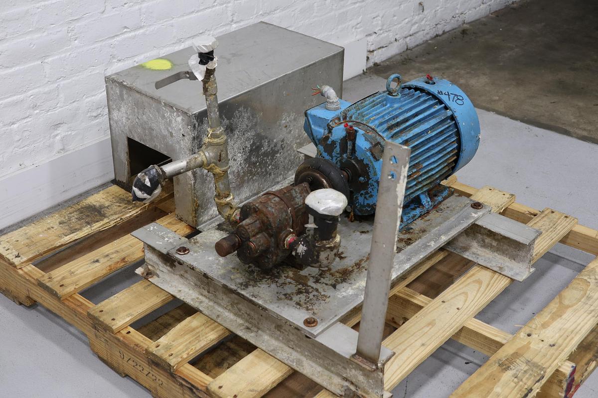 Used Black Clawson Pulper Drive Oil Lubrication System #47631