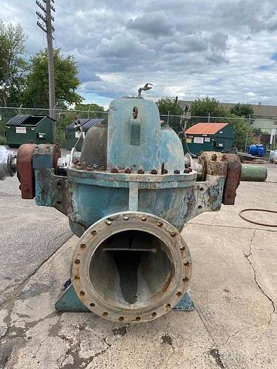 Used Goulds 3420 24x30x32 Stainless Split Case Fan Pump #45443