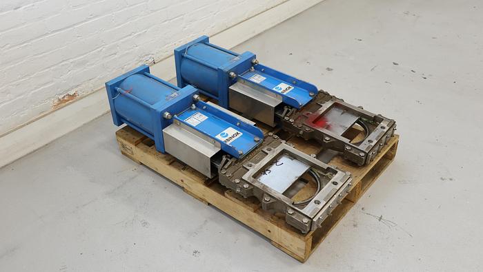 Used Orbinox PANE8NX3-8.5 8" Air Operated Knife Gate Valve #44735