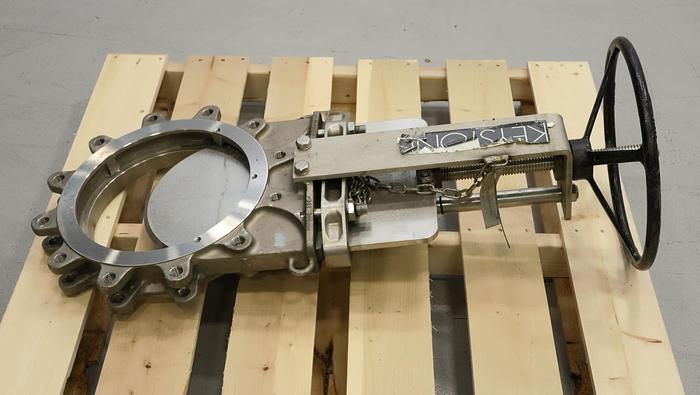 Used Keystone 12" Hand Operated Knife Gate Valve #45935