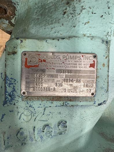 Used Goulds 3175 8x14x22 Pump #45579