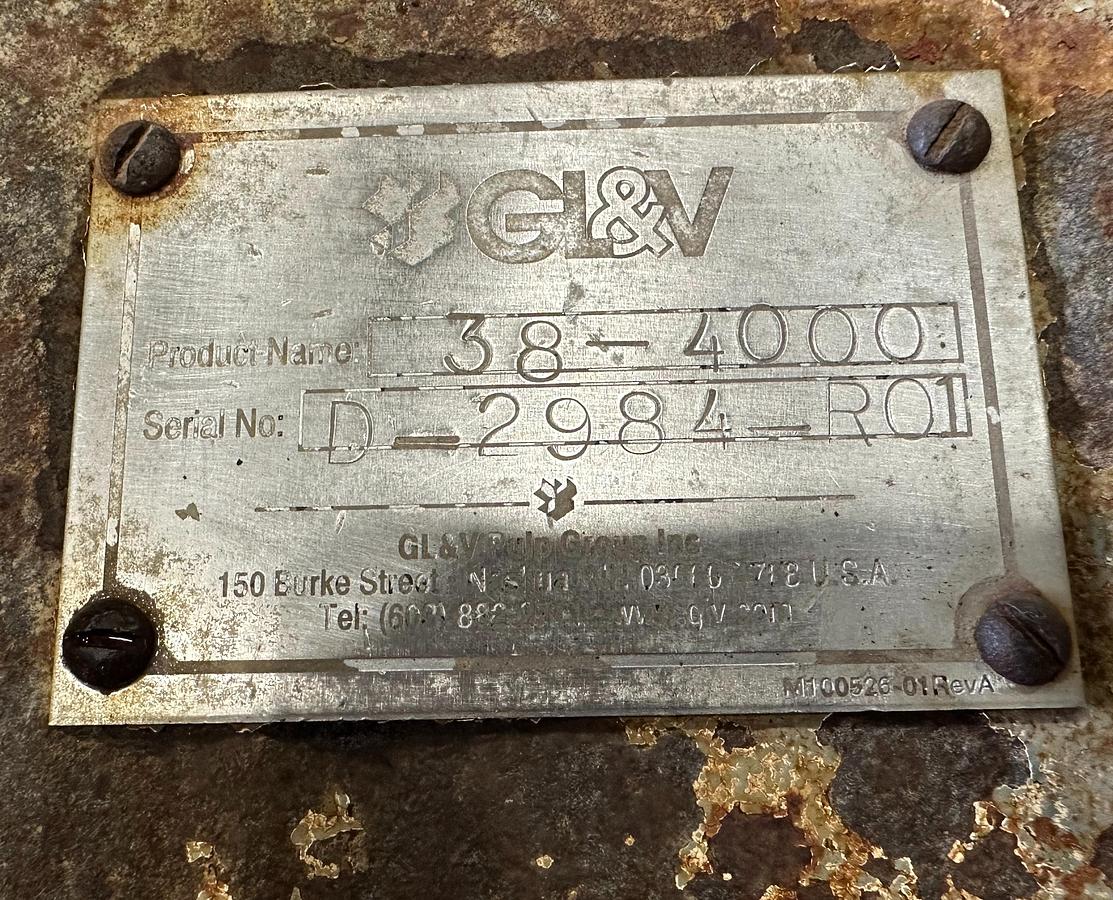 Used Beloit DD4000 34/38" Disc Refiner #46863