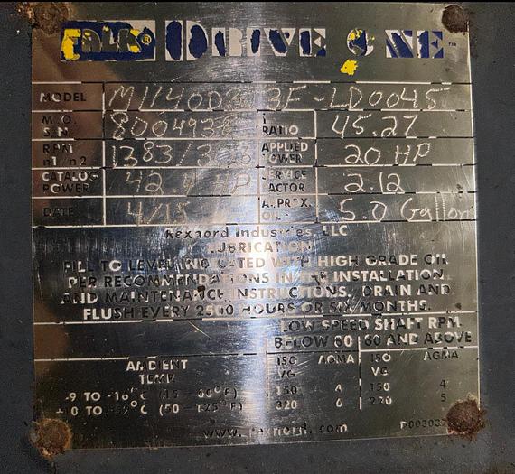 Used Andritz Size 5 Low Pressure Digester Feeder #45526