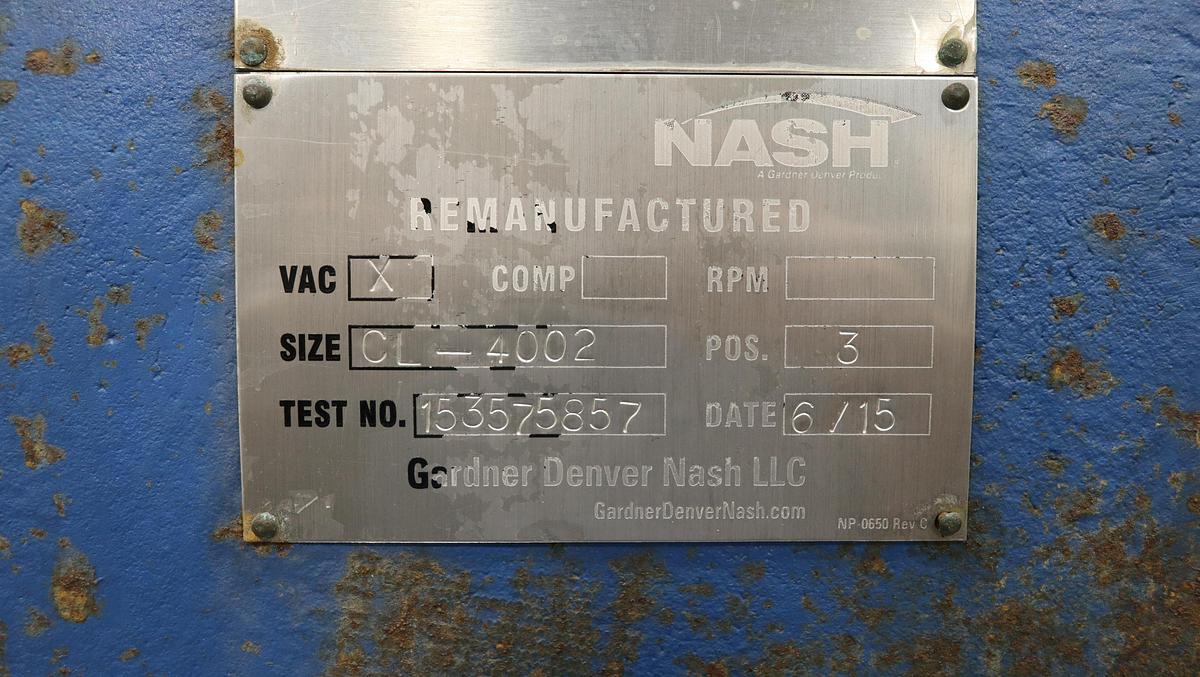 Used Nash CL 4002 Vacuum Pump #46809