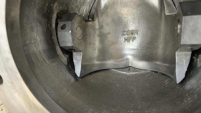 Used Fisher 10" V150 Series B Air Operated Vee Ball Valve #46491