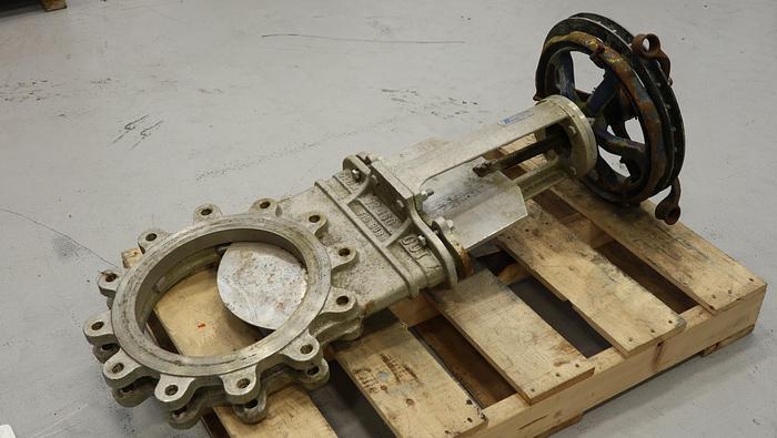 Used Flow Control Components 12" Hand Operated Knife Gate Valve #46453