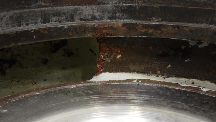 Used Goulds 3175 8x10x18 Iron Pump Casing #45006