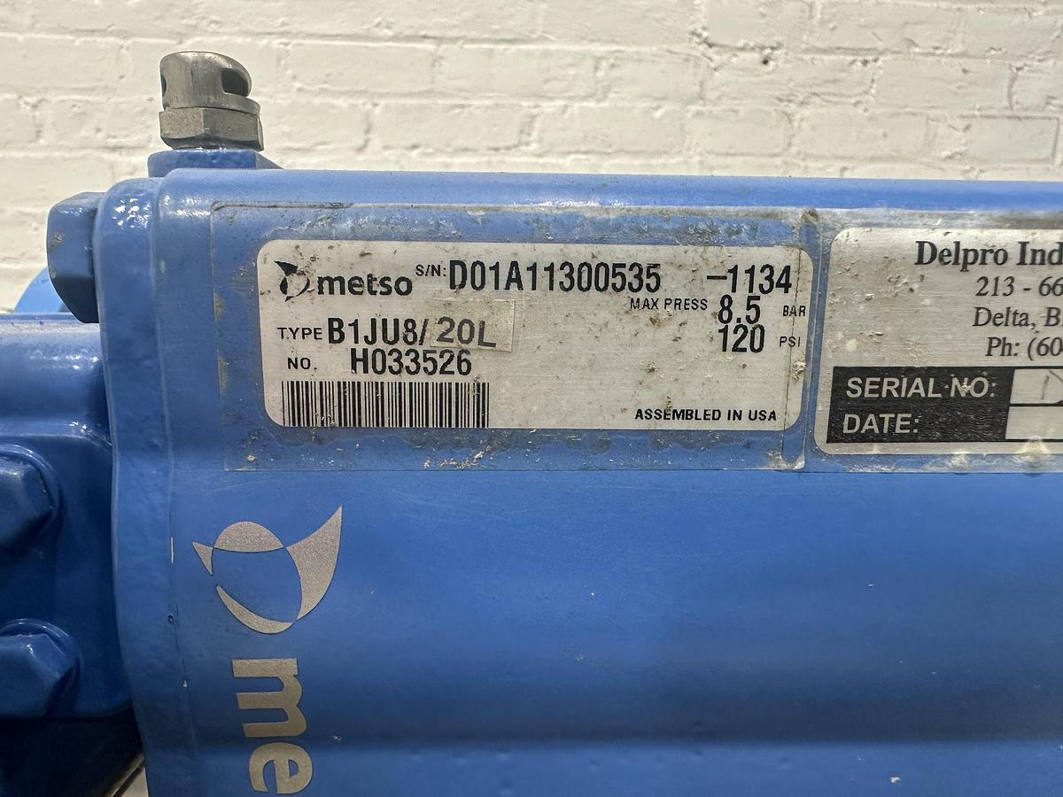 Refurbished Metso Q-RECA04DJJST 4" Vee Ball Valve With Q-Trim Technology #46703