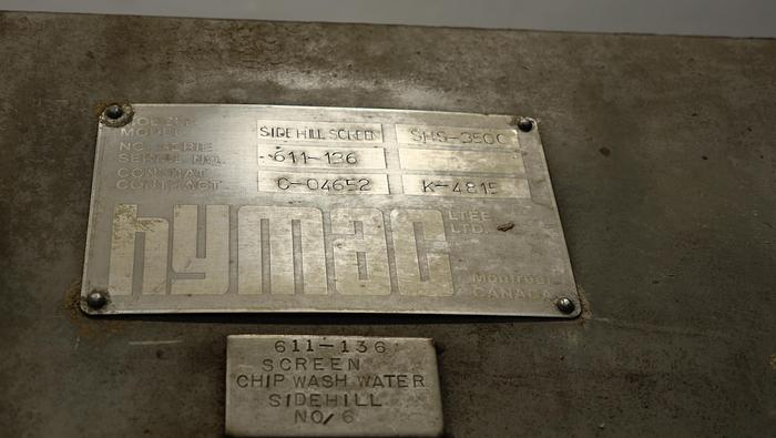 Used Hymac SHS-3500 Inclined Thickener #44772