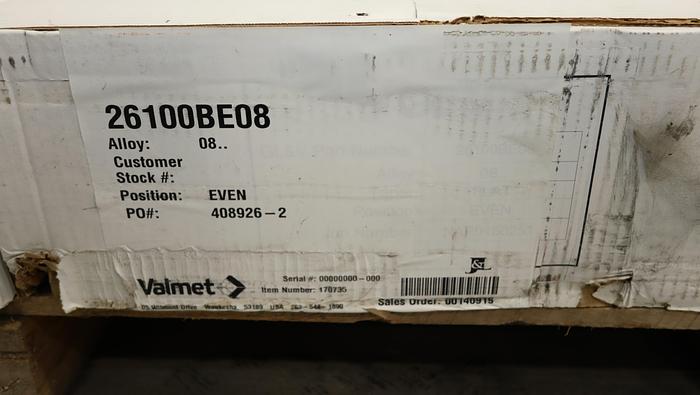 Unused Valmet 26" Refiner Plate Set #46308