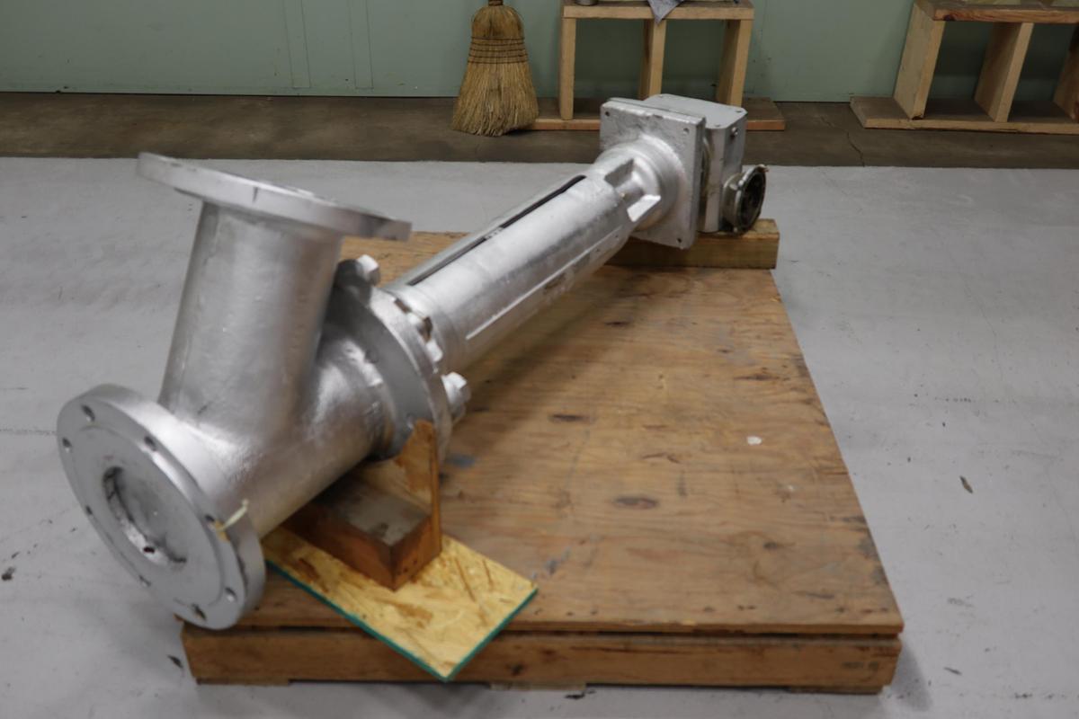 Used Strahman 6" Electric Drain Valve #47632