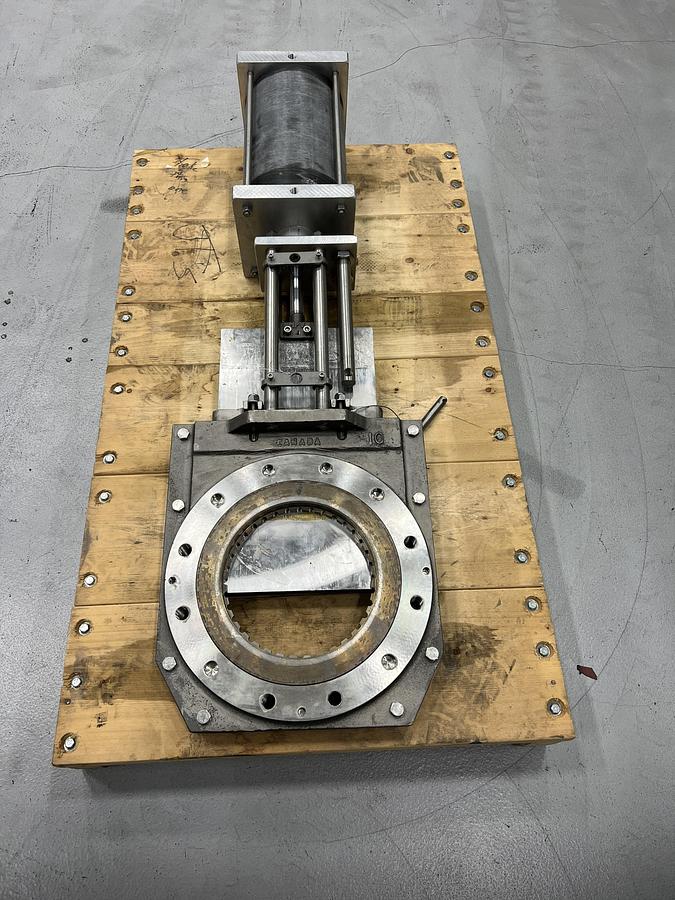 Unused NPV 10" Air Operated Knife Gate Valve #47171
