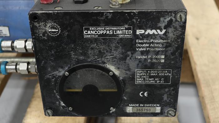 Used Neles Jamesbury 6" Air Operated Butterfly Valve #37743