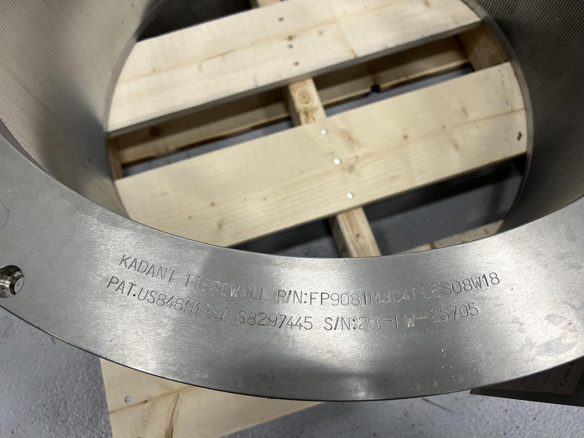 Unused Kadant Fiberwall UV100 Pressure Screen Basket  #47284