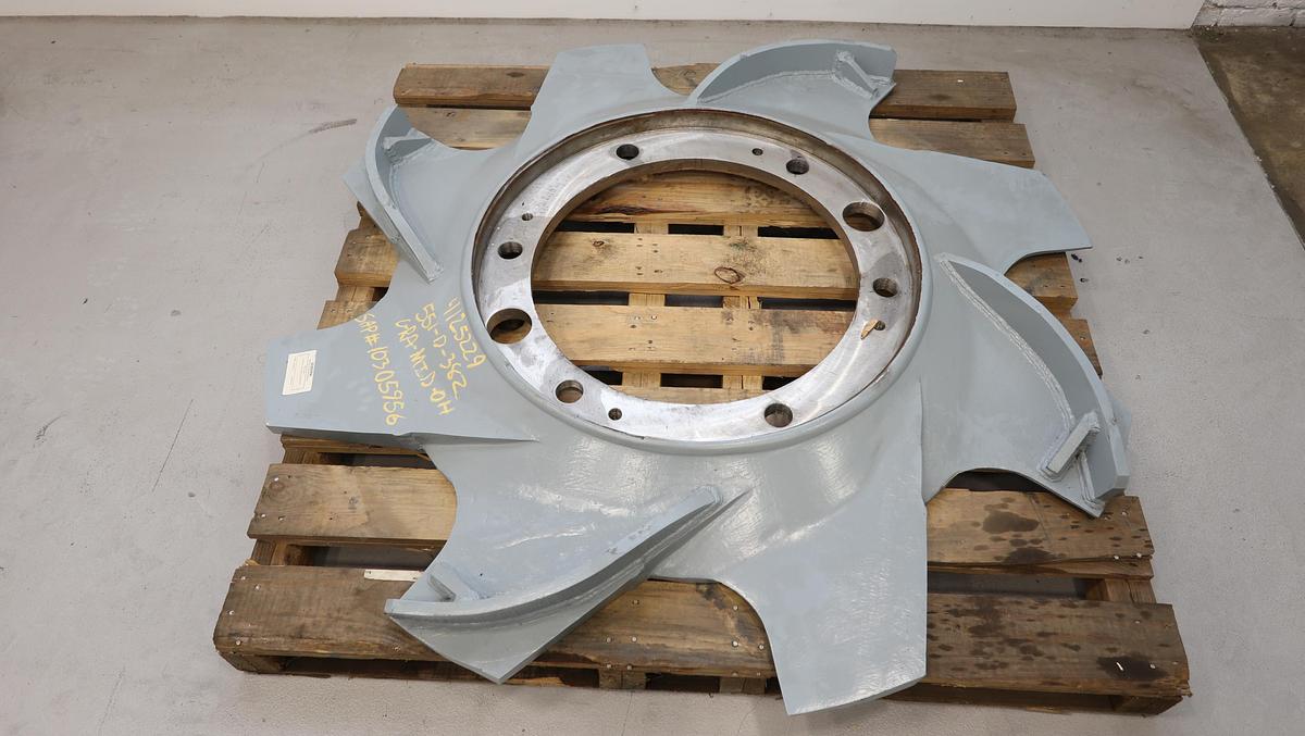 Refurbished Black Clawson 8-Vane 67.25" Vokes Rotor with Power Saver Vanes  #46977