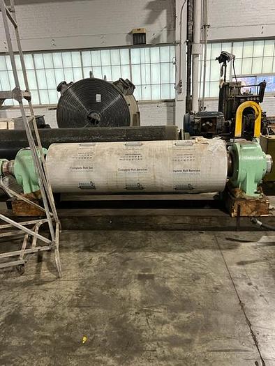 Used Sandy Hill Corporation 80" Two-Roll Calendar #44344