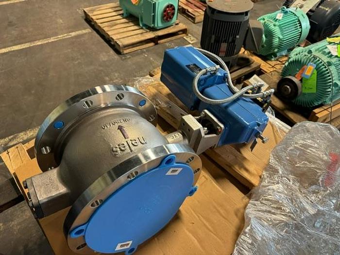 Unused 10" Air Operated V-Port Ball Valve #45578