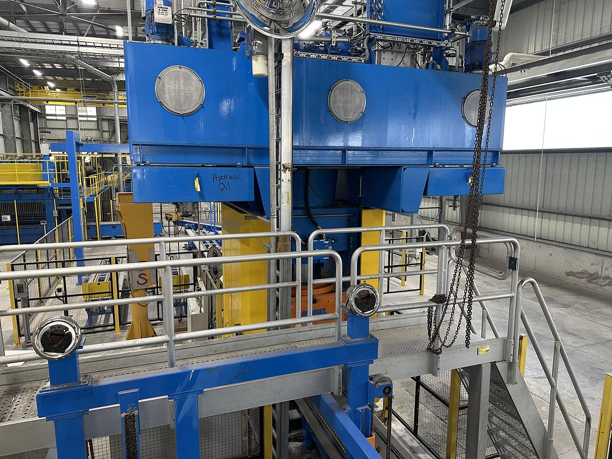 Used Pasaban Pulp Mill Sheeter With Slitting Section & Bale Forming System With Hydraulic Press #46901